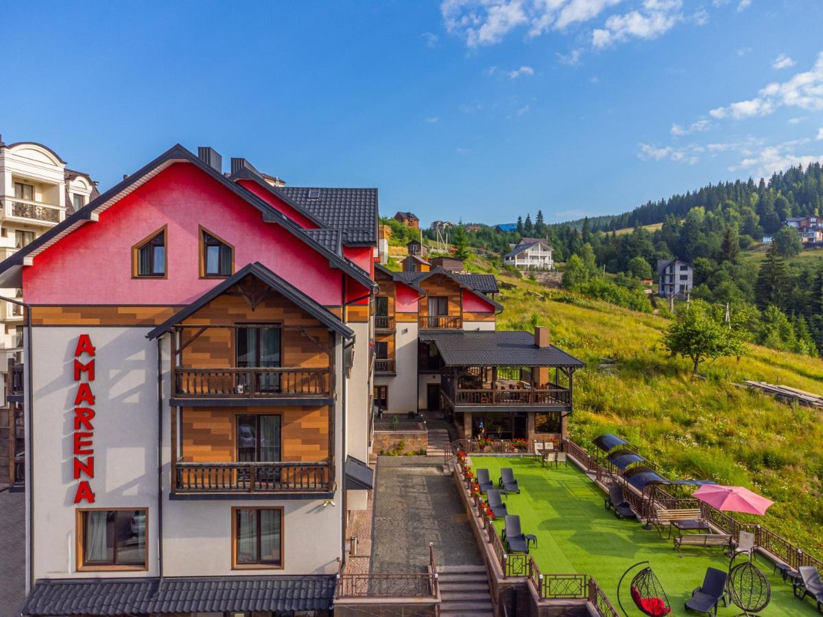 Amarena Spa Hotel - Breakfast Included In The Price Spa Swimming Pool Sauna Hammam Jacuzzi Restaurant Inexpensive And Delicious Food Parking Area Barbecue 400 M To Bukovel Lift 1 Room And Cottages Exterior foto